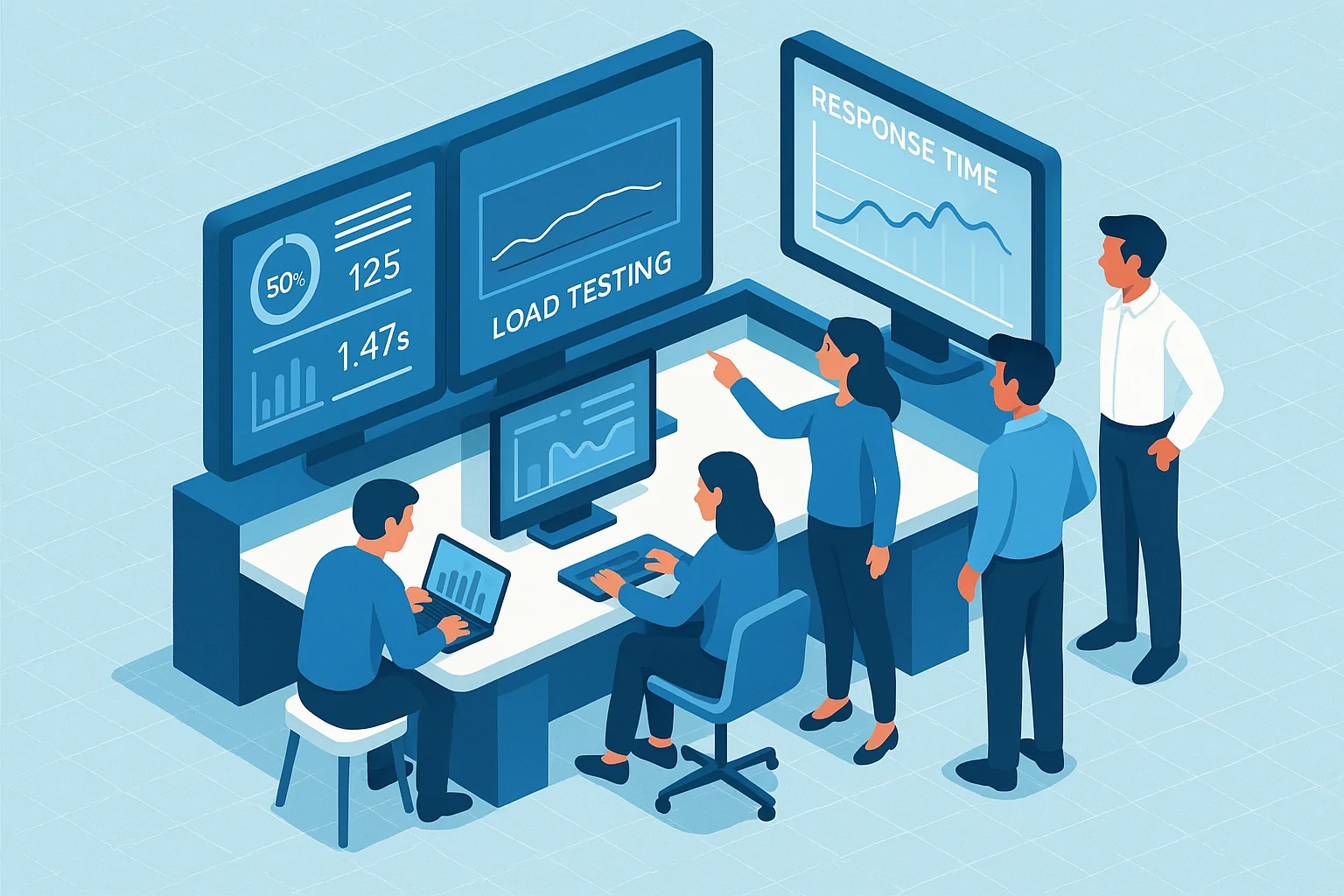 Illustration of CI/CD and load testing integration