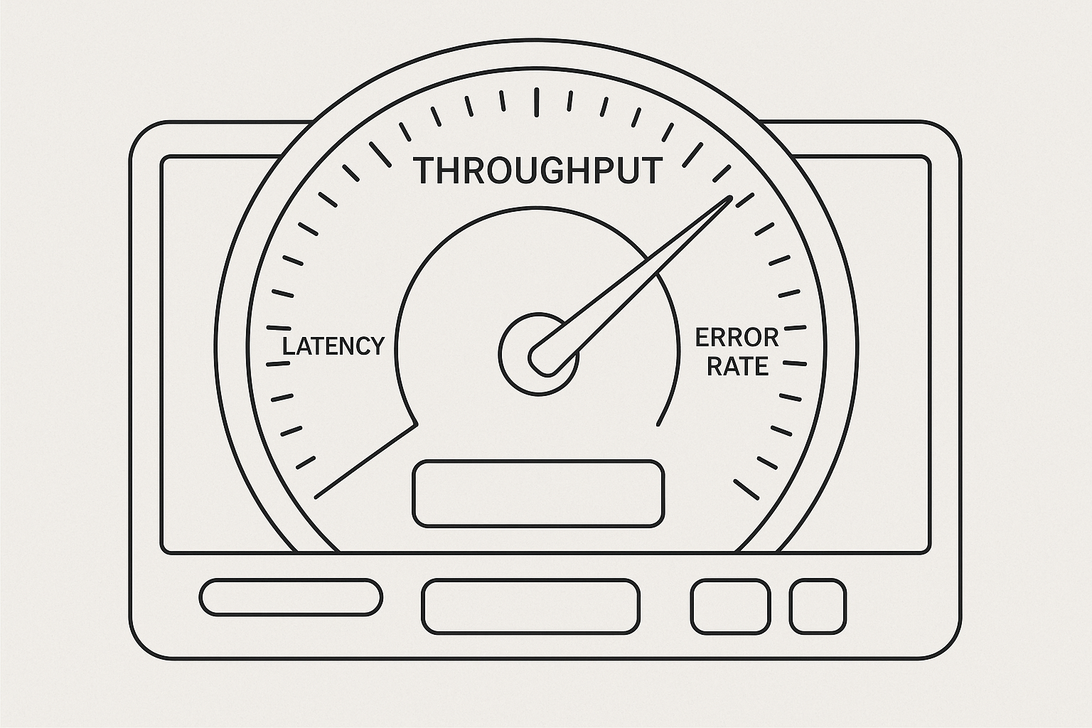 A split-panel illustration, left panel showing outdated hardware causing a bottleneck with visible system constraints, and the right panel depicting upgraded modern infrastructure with optimal throughput performance. Style: paper-cut collage, using contrasting light and dark shades to symbolize transformation from inefficiency to efficiency.