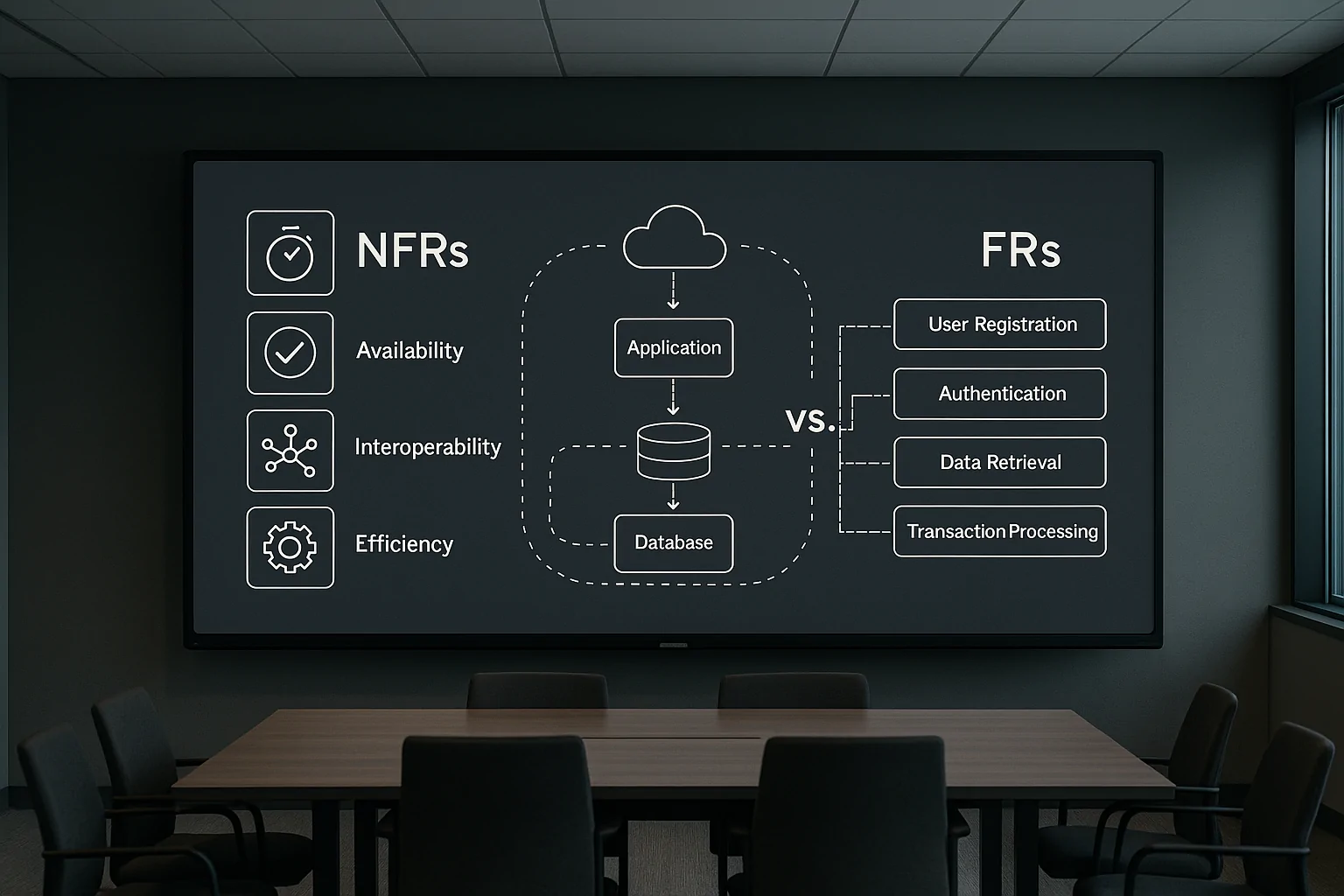 Visualizing SLIs, SLOs, and SLAs A cinematic illustration of a dashboard displaying SLIs, SLOs, and SLAs along with performance metrics during a load test scenario.