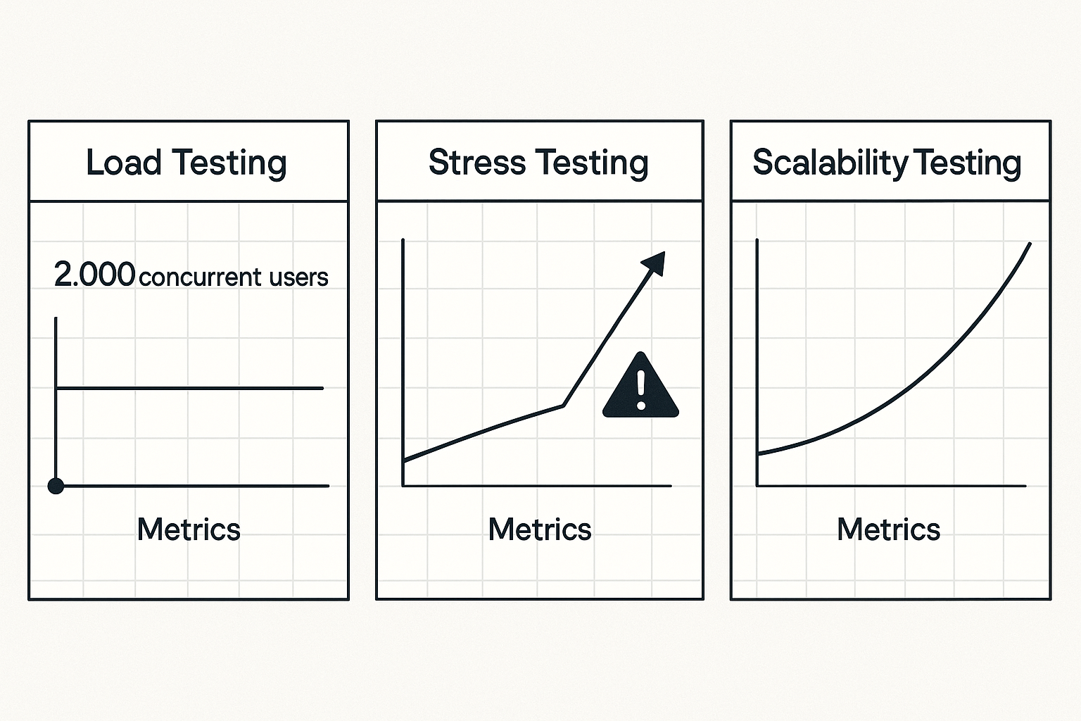 Dynamic Auto-Scaling in Action A cinematic illustration showing cloud auto-scaling: initial small infrastructure growing dynamically as user demand rises, with animated metric counters and a gradually forming skyline of server racks.