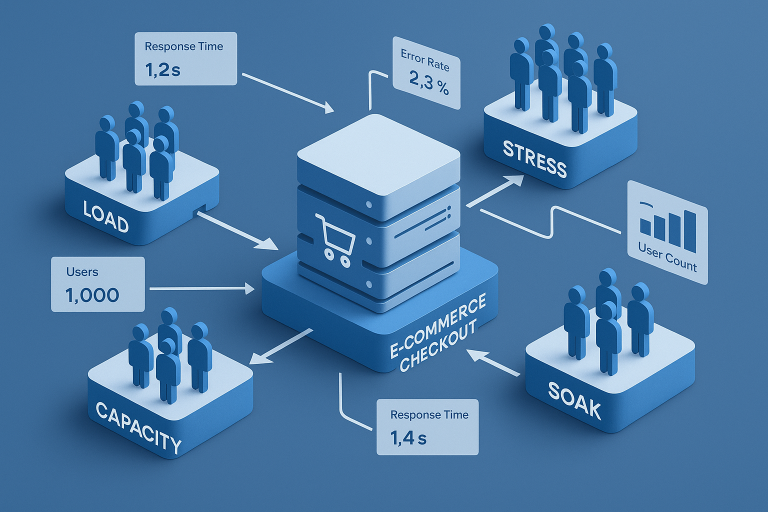 Load Capacity Testing 4 Types of Load Testing: Load, Stress, Capacity & Soak (2026)